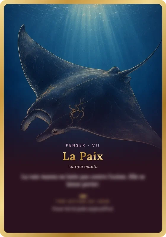 La Paix · La raie manta