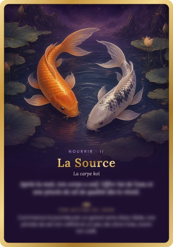 La Source · La carpe koï